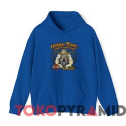 Vintage Harley Davidson Horny Toad Temple Texas T shirt Blue Hoodie