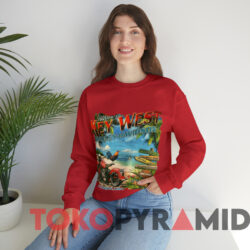 Vintage Harley Davidson Key West Florida Lisa T-shirt 3 Vintage Harley Davidson Key West Florida Lisa T shirt Red Sweatshirt