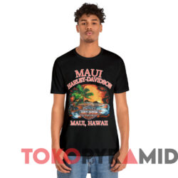 Vintage Harley Davidson Maui Hawaii T shirt Black T shirt