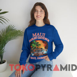 Vintage Harley Davidson Maui Hawaii T-shirt 3 Vintage Harley Davidson Maui Hawaii T shirt Blue Sweatshirt