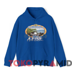 Vintage Harley Davidson Maui Road To Hana T shirt Blue Hoodie
