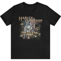 Vintage Harley Davidson Motorcycles 100 Years T shirt