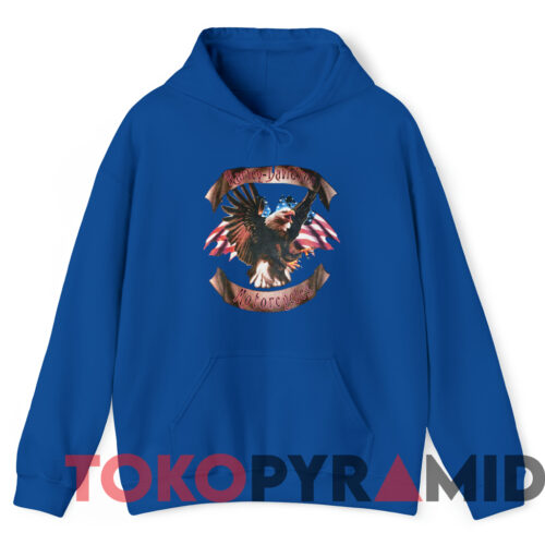Vintage Harley Davidson Motorcycles Eagles T shirt Blue Hoodie Vintage Harley Davidson Motorcycles Eagles T shirt Blue Hoodie