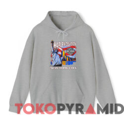 Vintage Harley Davidson New York City T-shirt 2 Vintage Harley Davidson New York City T shirt Grey Hoodie