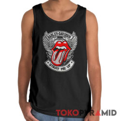 Vintage Harley Davidson Rolling Stones Start Me Up Rare Tank Top
