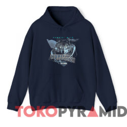 Vintage Harley Davidson Runnin Wild T shirt Navy Hoodie