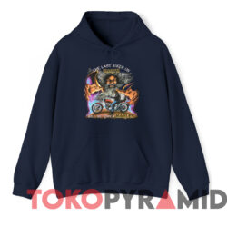 Vintage Harley Davidson Wizard The Last Biker On Earth T shirt Navy Hoodie