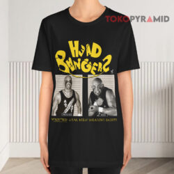 Vintage Head Bangers Wwf Wrestling Black T shirt