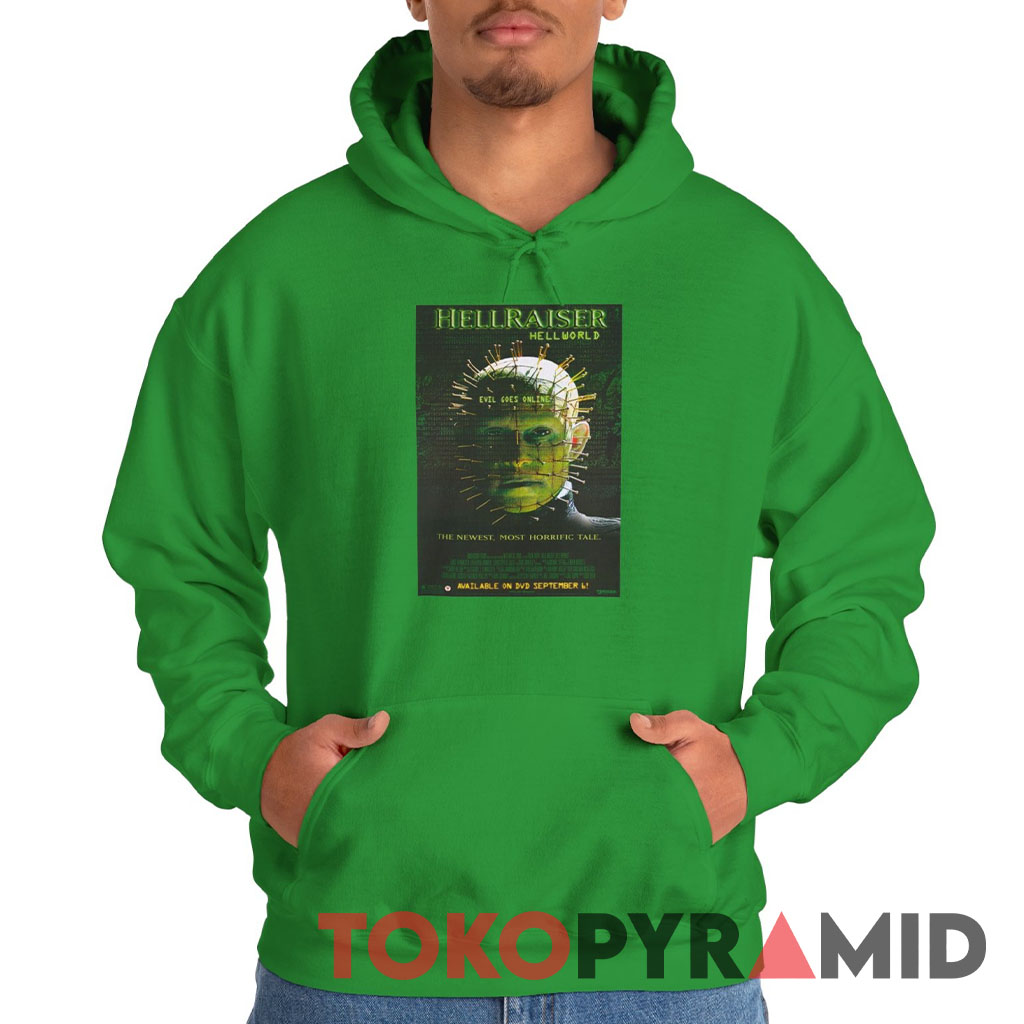 Vintage Hellraiser Hellworld Poster Hoodie Vintage Hellraiser Hellworld Poster Hoodie