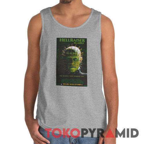 Vintage Hellraiser Hellworld Poster Tank Top Vintage Hellraiser Hellworld Poster Tank Top