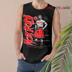 Vintage Hotrod Wwe Wrestling Grigio Kilt Tank Top