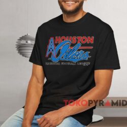 Vintage Houston Oilers National Football League Shirt Black T shirt