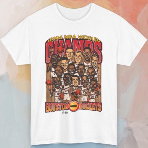 Vintage Houston Rockets 1994 NBA Champs Cartoon Shirt