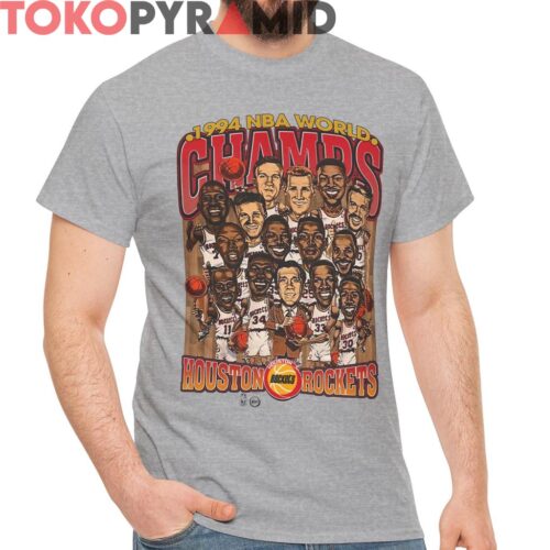 Vintage Houston Rockets 1994 NBA Champs Cartoon Shirt