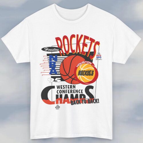 Vintage Houston Rockets 1995 Western Conference Champs Shirt