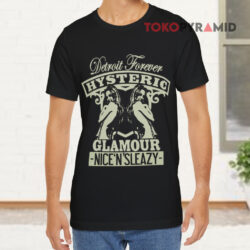 Vintage Hysteric Glamour Detroit Forever Nice 'n' Sleazy Black T shirt