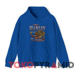 Vintage I Own Harley Davidson Not Just A T shirt Blue Hoodie