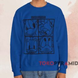 Vintage Iceberg Jeans Donald Duck T-shirt 4 Vintage Iceberg Jeans Donald Duck T shirt Blue Sweatshirt