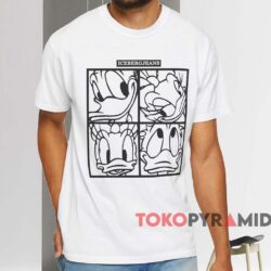 Vintage Iceberg Jeans Donald Duck T shirt White T shirt