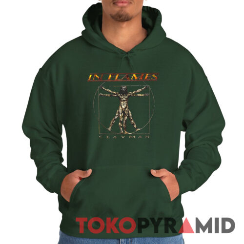 Vintage In Flames Clayman Band Hoodie Vintage In Flames Clayman Band Hoodie