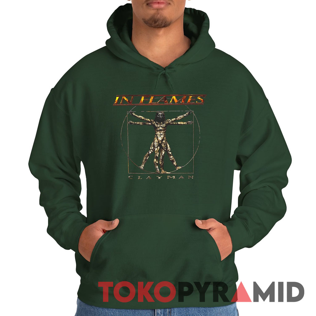 Vintage In Flames Clayman Band Hoodie Vintage In Flames Clayman Band Hoodie