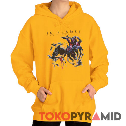 Vintage In Flames Come Clarity Hoodie Vintage In Flames Come Clarity Hoodie
