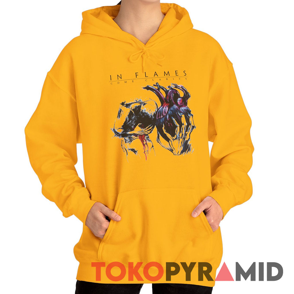 Vintage In Flames Come Clarity Hoodie Vintage In Flames Come Clarity Hoodie