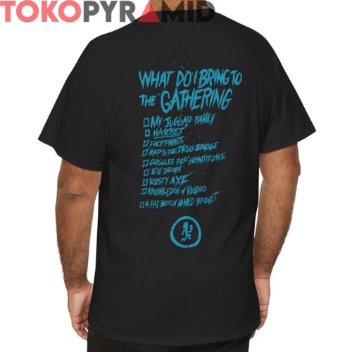 Vintage Insane Clown Posse Gathering Checklist Shirt 2 Sided