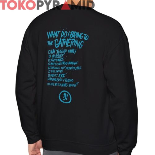 Vintage Insane Clown Posse Gathering Checklist Shirt 2 Sided