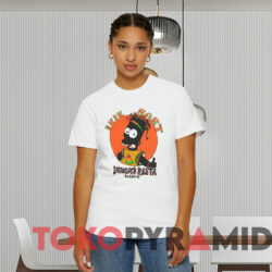 Vintage Irie Bart Simpson Dreadlock Rasta Barbados T shirt White T shirt