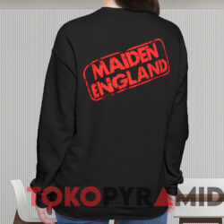 Vintage Iron Maiden 1989 Maiden England Tour T-shirt 3 Vintage Iron Maiden 1989 Maiden England Tour T shirt Black Sweatshirt