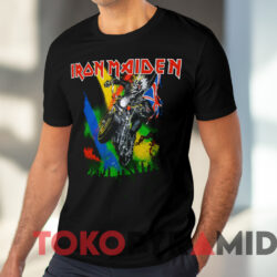 Vintage Iron Maiden 1989 Maiden England Tour T shirt Black T shirt