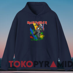 Vintage Iron Maiden 1989 Maiden England Tour T-shirt 4 Vintage Iron Maiden 1989 Maiden England Tour T shirt Navy Hoodie