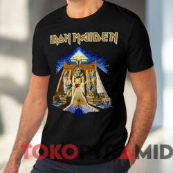 Vintage Iron Maiden 2008 Tour T shirt Black T shirt