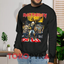 Vintage Iron Maiden Brave New World T-shirt 2 Vintage Iron Maiden Brave New World T shirt Black Sweatshirt