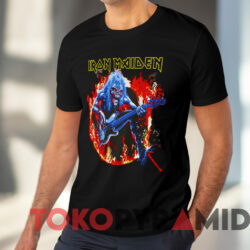 Vintage Iron Maiden Eddie Bass T shirt Black T shirt