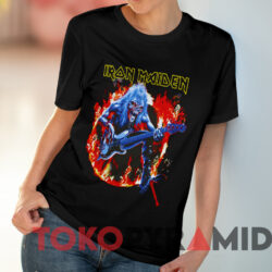 Vintage Iron Maiden Eddie Bass T-shirt 2 Vintage Iron Maiden Eddie Bass T shirt Black T shirt