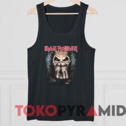 Vintage Iron Maiden Eddie Candle Finger T shirt Black TankTop
