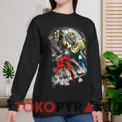 Vintage Iron Maiden Maiden England 2013 Tour T shirt Black Sweatshirt