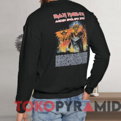 Vintage Iron Maiden Maiden England 2013 Tour T shirt Black Sweatshirt