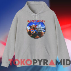 Vintage Iron Maiden Phantom Of The Opera T shirt Grey Hoodie