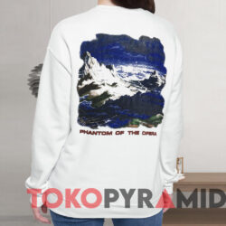 Vintage Iron Maiden Phantom Of The Opera T shirt White Sweatshirt