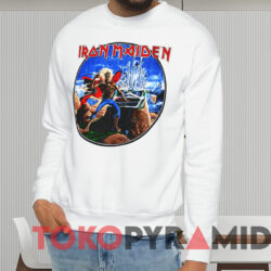 Vintage Iron Maiden Phantom Of The Opera T shirt White Sweatshirt