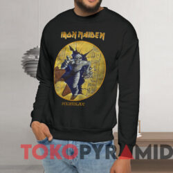 Vintage Iron Maiden Powerslave T shirt Black Sweatshirt