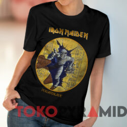 Vintage Iron Maiden Powerslave T shirt Black T shirt