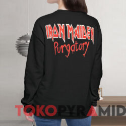 Vintage Iron Maiden Purgatory T-shirt 3 Vintage Iron Maiden Purgatory T shirt Black Sweatshirt