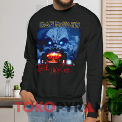 Vintage Iron Maiden Rock In Rio T-Shirt 2 Vintage Iron Maiden Rock In Rio T shirt Vintage Iron Maiden Rock In Rio T shirt Black Sweatshirt