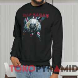 Vintage Iron Maiden T-shirt 2 Vintage Iron Maiden T shirt Black Sweatshirt