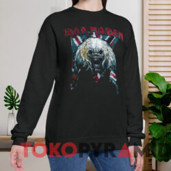 Vintage Iron Maiden T-shirt 3 Vintage Iron Maiden T shirt Black Sweatshirt