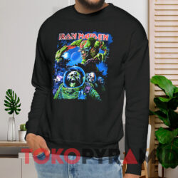Vintage Iron Maiden The Final Frontier T shirt Black Sweatshirt